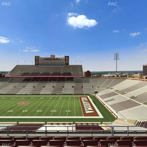 Gaylord Family Oklahoma Memorial Stadium - Section 126 Seat View