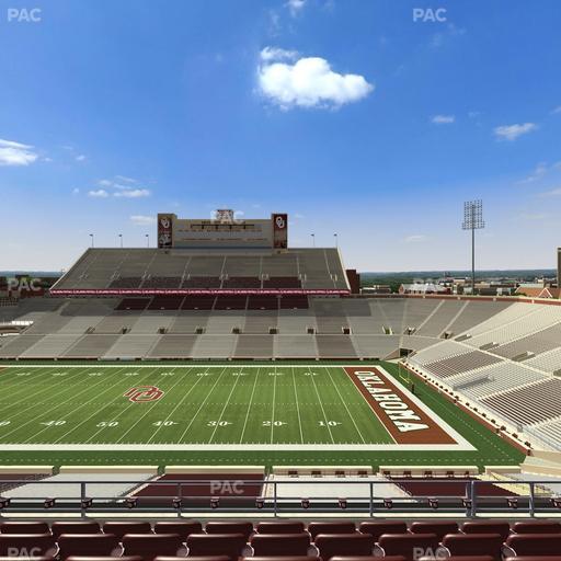 Gaylord Family Oklahoma Memorial Stadium - Section 127 Seat View