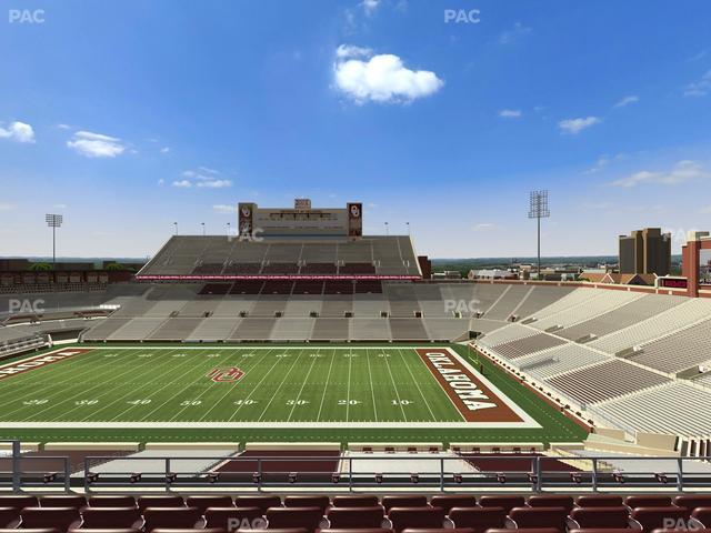 Gaylord Family Oklahoma Memorial Stadium - Section 127 Seat View
