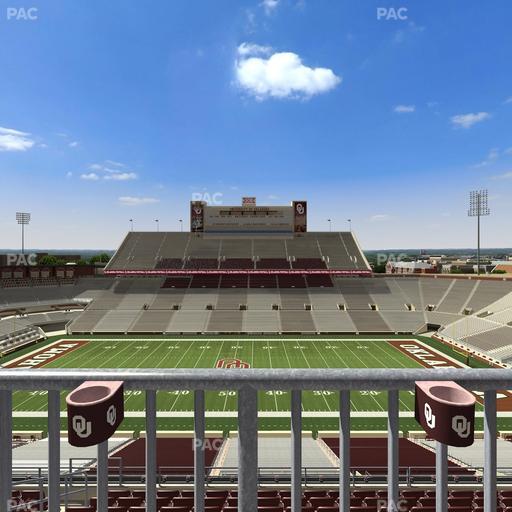 Gaylord Family Oklahoma Memorial Stadium - Section 129 Seat View