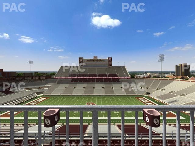 Gaylord Family Oklahoma Memorial Stadium - Section 129 Seat View