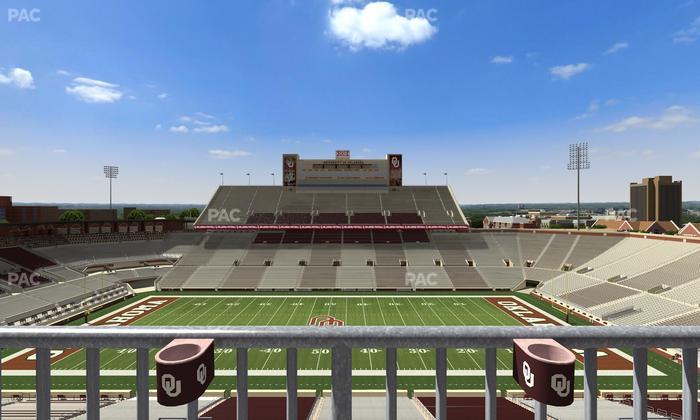Gaylord Family Oklahoma Memorial Stadium - Section 129 Seat View