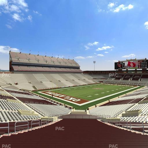 Gaylord Family Oklahoma Memorial Stadium - Section 13 Seat View