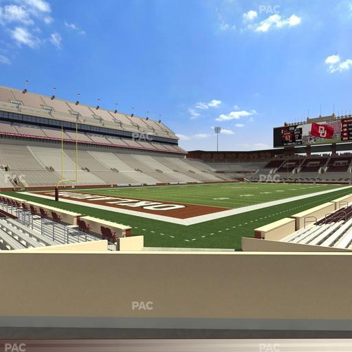 Gaylord Family Oklahoma Memorial Stadium - Section 13 Seat View