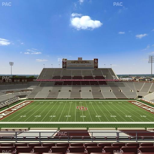 Gaylord Family Oklahoma Memorial Stadium - Section 130 Seat View