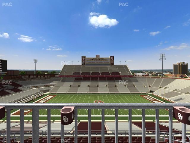 Gaylord Family Oklahoma Memorial Stadium - Section 130 Seat View