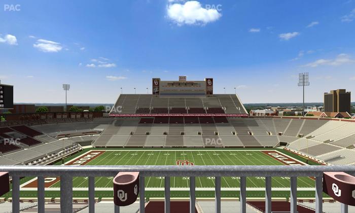Gaylord Family Oklahoma Memorial Stadium - Section 130 Seat View