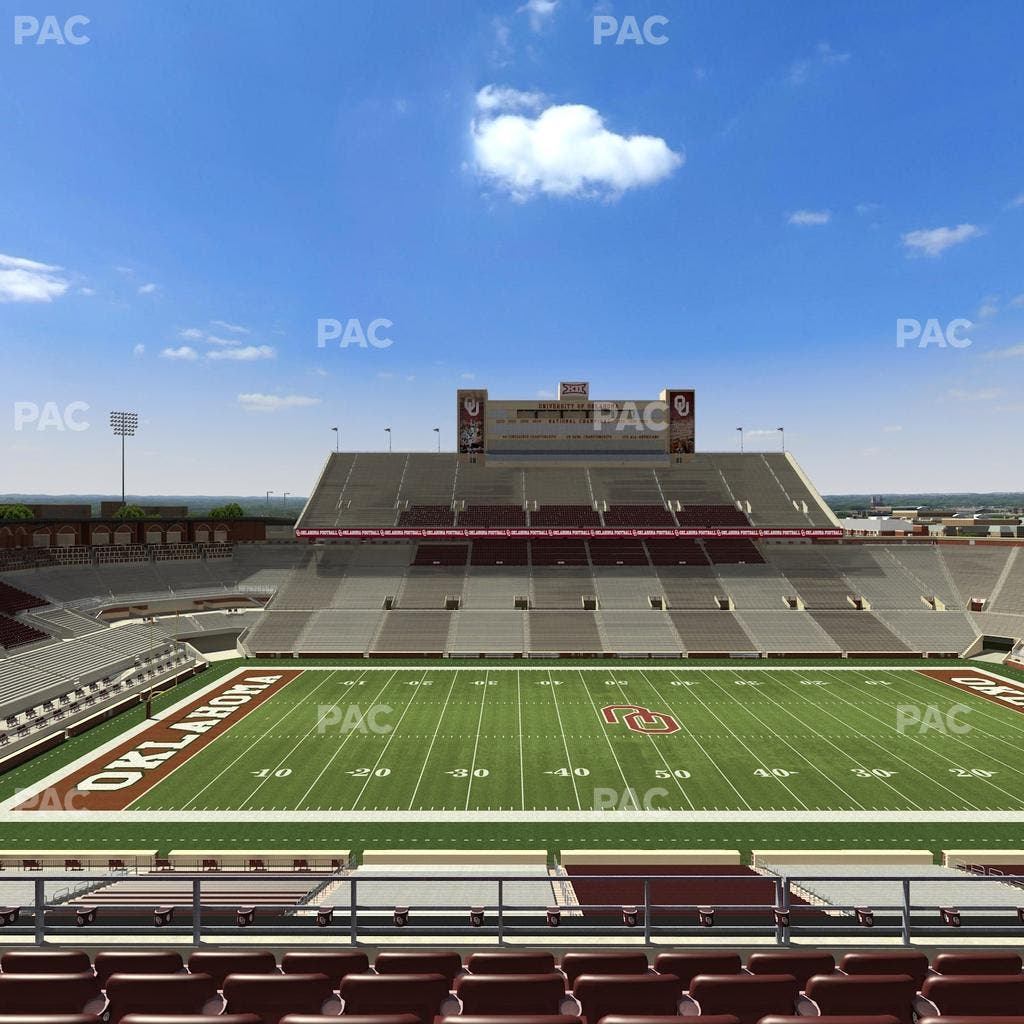 Gaylord Family Oklahoma Memorial Stadium - Section 131 Seat View