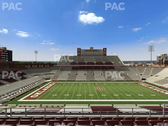 Gaylord Family Oklahoma Memorial Stadium - Section 131 Seat View