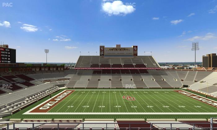 Gaylord Family Oklahoma Memorial Stadium - Section 131 Seat View