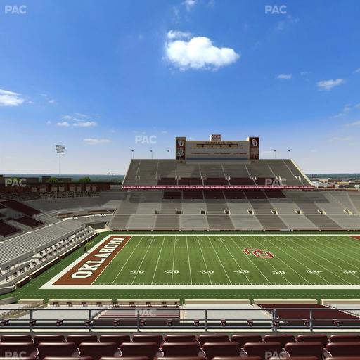 Gaylord Family Oklahoma Memorial Stadium - Section 132 Seat View