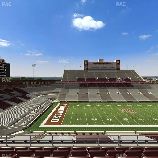 Gaylord Family Oklahoma Memorial Stadium - Section 133 Seat View