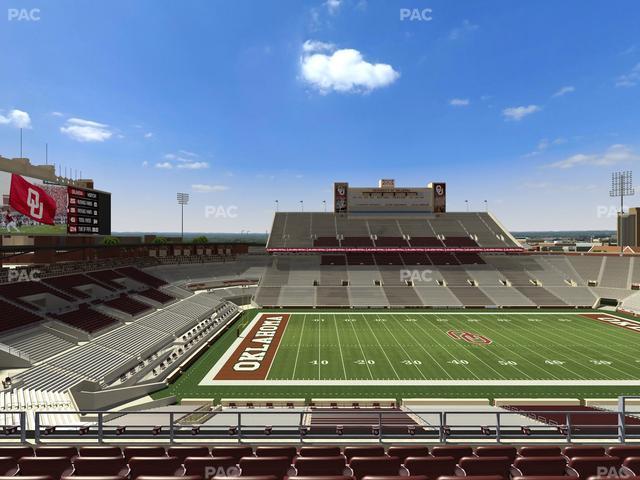 Gaylord Family Oklahoma Memorial Stadium - Section 133 Seat View