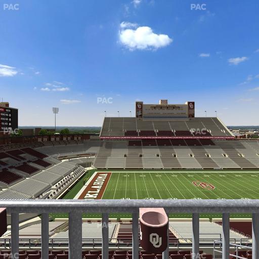 Gaylord Family Oklahoma Memorial Stadium - Section 133 Seat View