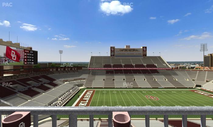 Gaylord Family Oklahoma Memorial Stadium - Section 133 Seat View