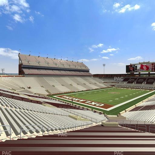 Gaylord Family Oklahoma Memorial Stadium - Section 14 Seat View