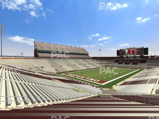 Gaylord Family Oklahoma Memorial Stadium - Section 14 Seat View