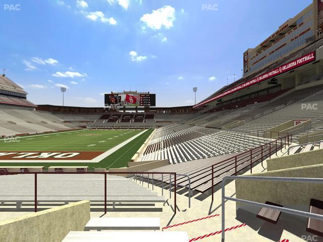 Gaylord Family Oklahoma Memorial Stadium - Section 15 Seat View
