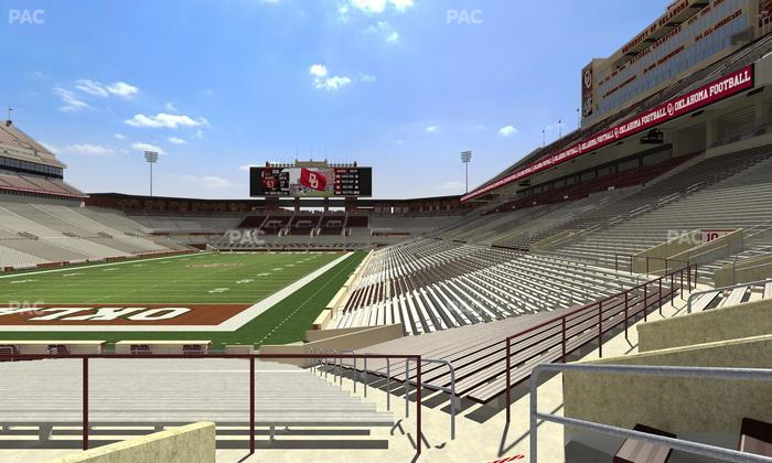 Gaylord Family Oklahoma Memorial Stadium - Section 15 Seat View