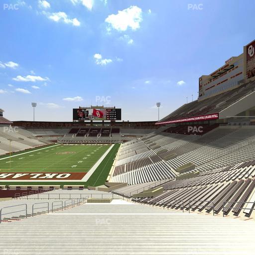 Gaylord Family Oklahoma Memorial Stadium - Section 15 Seat View