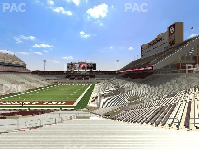 Gaylord Family Oklahoma Memorial Stadium - Section 15 Seat View