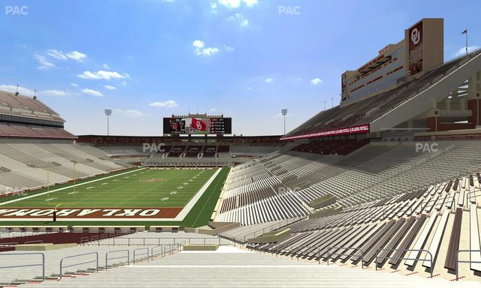 Gaylord Family Oklahoma Memorial Stadium - Section 15 Seat View