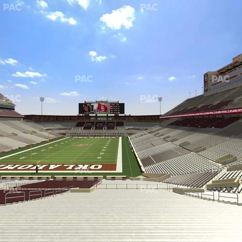 Gaylord Family Oklahoma Memorial Stadium - Section 16 Seat View