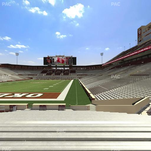 Gaylord Family Oklahoma Memorial Stadium - Section 16 Seat View