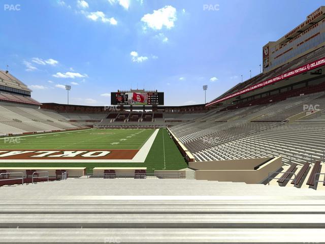 Gaylord Family Oklahoma Memorial Stadium - Section 16 Seat View