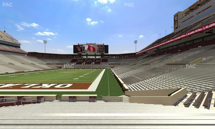 Gaylord Family Oklahoma Memorial Stadium - Section 16 Seat View