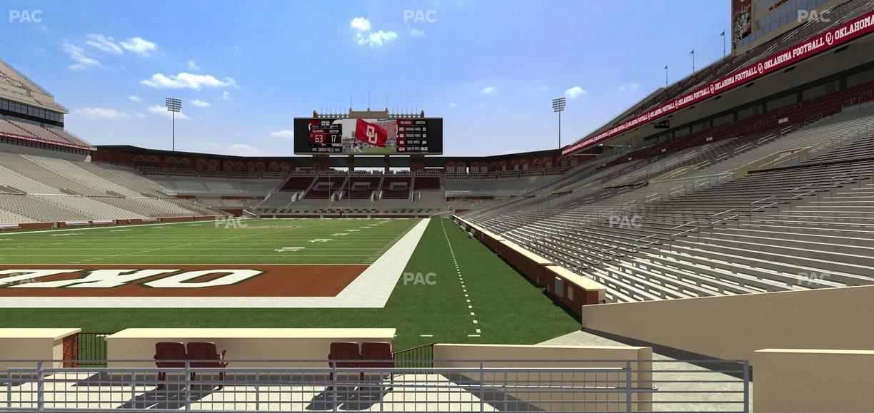 Gaylord Family Oklahoma Memorial Stadium - Section 16 Seat View