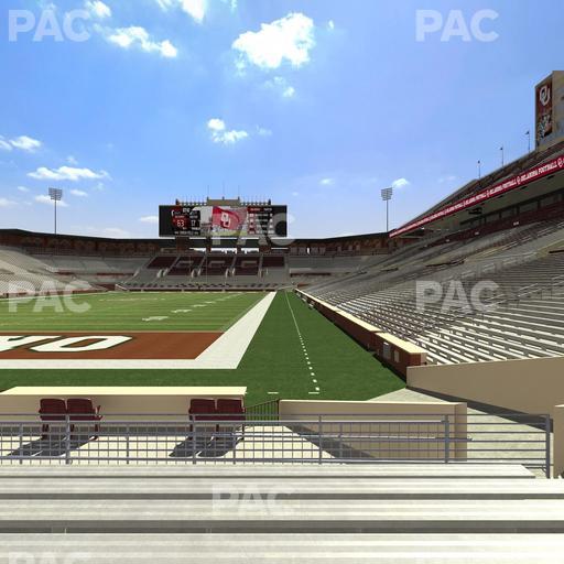 Gaylord Family Oklahoma Memorial Stadium - Section 16 Seat View