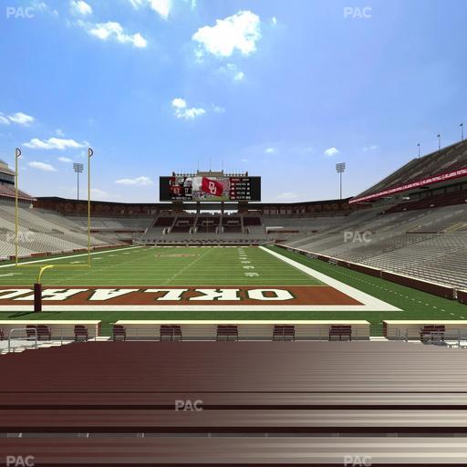Gaylord Family Oklahoma Memorial Stadium - Section 17 Seat View