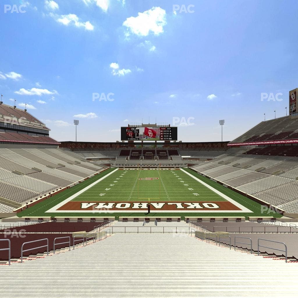 Gaylord Family Oklahoma Memorial Stadium - Section 18 Seat View