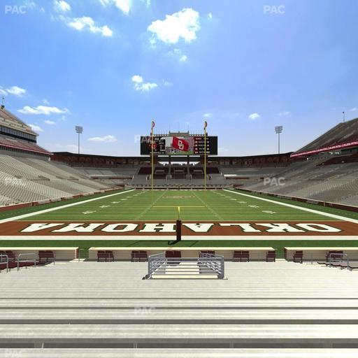 Gaylord Family Oklahoma Memorial Stadium - Section 18 Seat View
