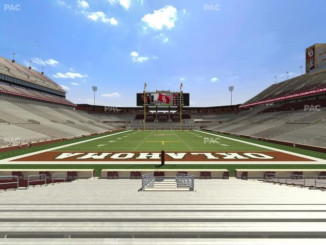 Gaylord Family Oklahoma Memorial Stadium - Section 18 Seat View