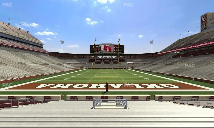 Gaylord Family Oklahoma Memorial Stadium - Section 18 Seat View