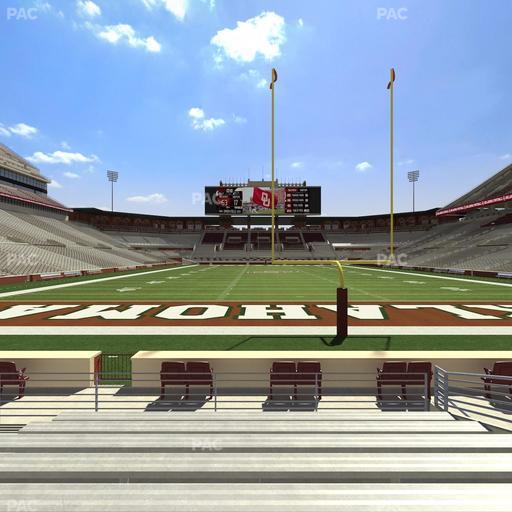 Gaylord Family Oklahoma Memorial Stadium - Section 18 Seat View