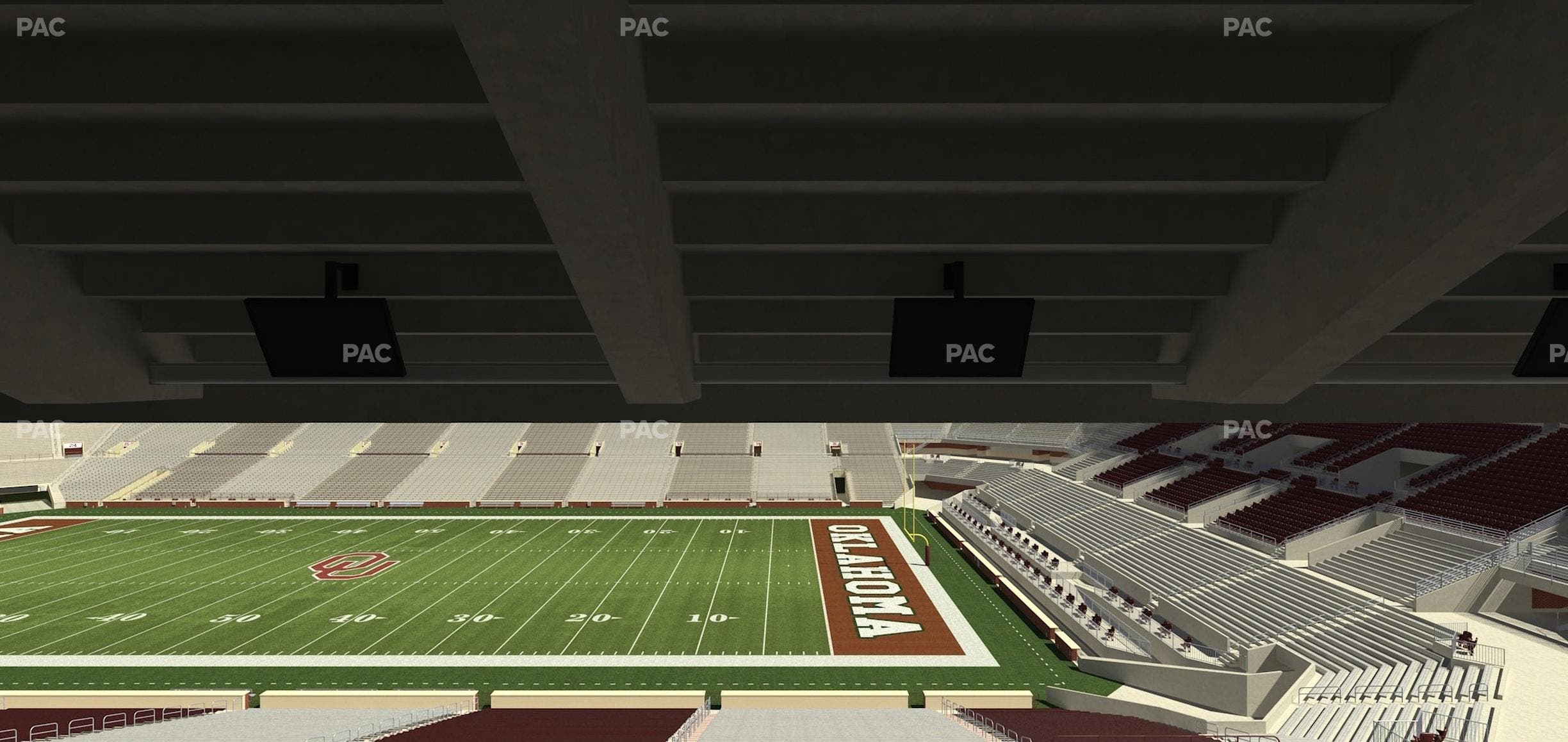 Gaylord Family Oklahoma Memorial Stadium - Section 2 Seat View