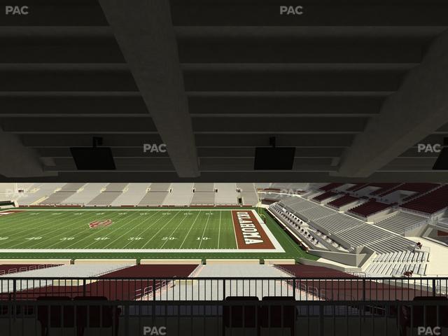 Gaylord Family Oklahoma Memorial Stadium - Section 2 Seat View
