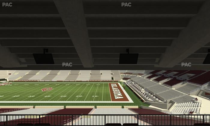 Gaylord Family Oklahoma Memorial Stadium - Section 2 Seat View