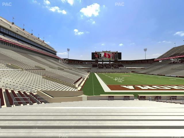 Gaylord Family Oklahoma Memorial Stadium - Section 20 Seat View