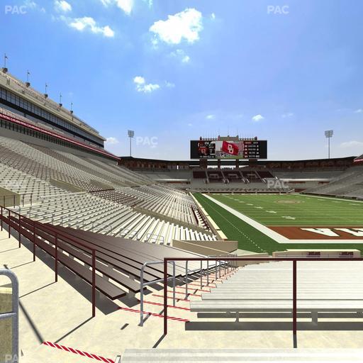 Gaylord Family Oklahoma Memorial Stadium - Section 21 Seat View