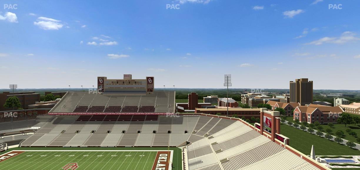 Gaylord Family Oklahoma Memorial Stadium - Section 226 Seat View