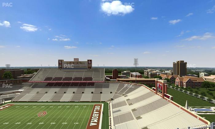 Gaylord Family Oklahoma Memorial Stadium - Section 226 Seat View
