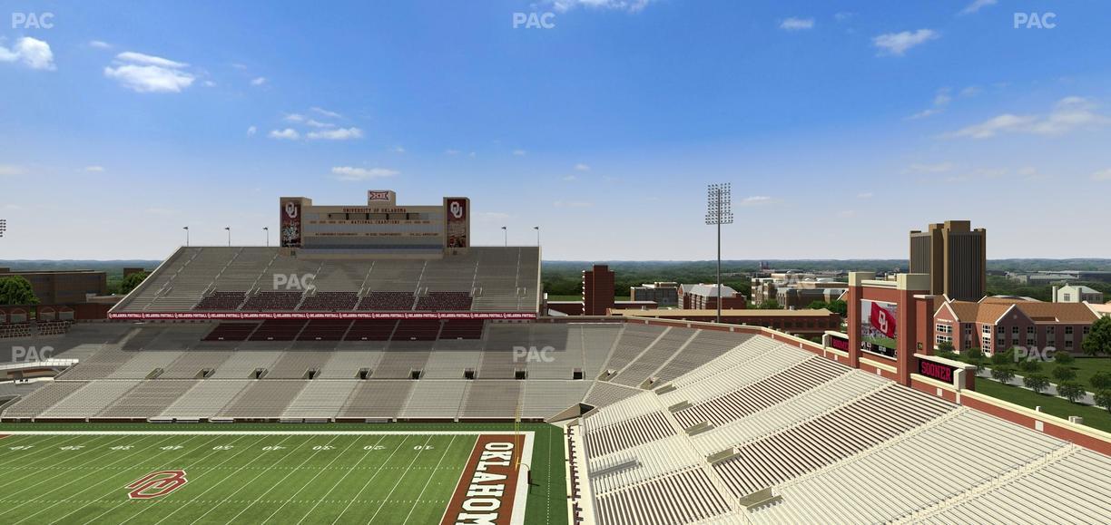 Gaylord Family Oklahoma Memorial Stadium - Section 226 Seat View