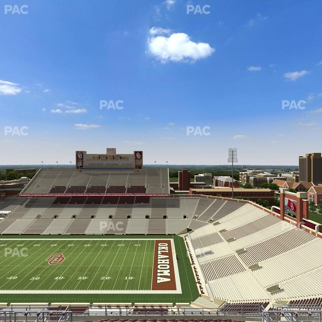 Gaylord Family Oklahoma Memorial Stadium - Section 227 Seat View