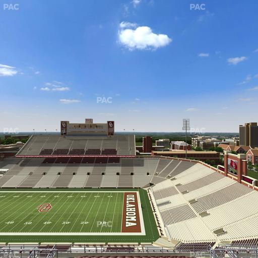 Gaylord Family Oklahoma Memorial Stadium - Section 227 Seat View