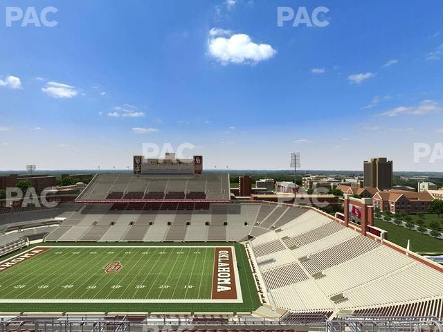 Gaylord Family Oklahoma Memorial Stadium - Section 227 Seat View