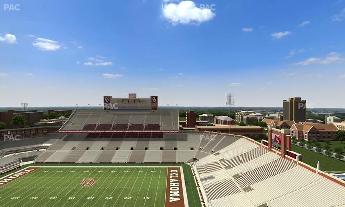 Gaylord Family Oklahoma Memorial Stadium - Section 227 Seat View